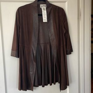 Joseph Ribkoff faux suede jacket